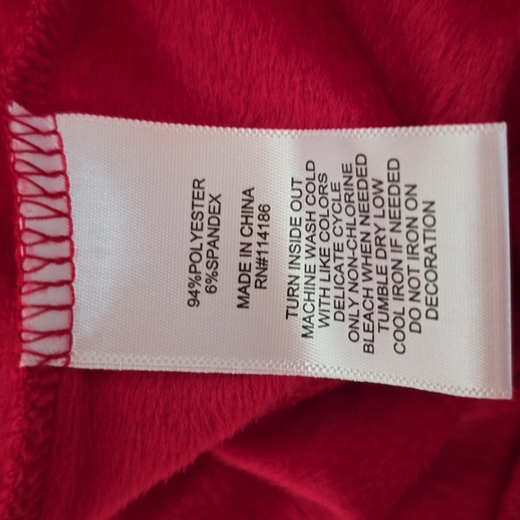 JUICY COUTURE WOMEN'S JUNIOR FUSCIA LONG SLEEVE VELVETEEN PULLOVER CREWNECK SMAL - Picture 16 of 16